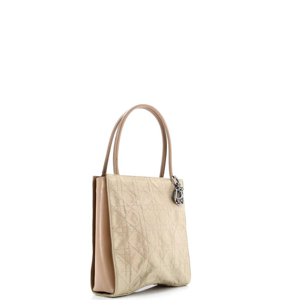 Vintage Lady Dior Bag Cannage Quilt Nylon Medium