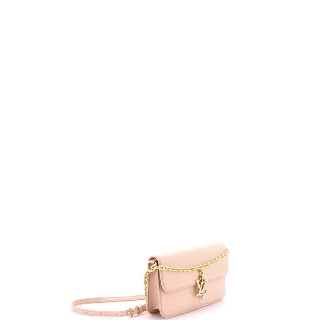 LV Bloom Wallet on Chain Leather