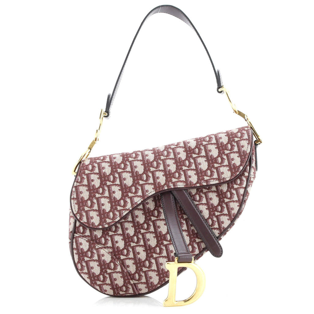 Saddle Handbag Oblique Canvas Medium
