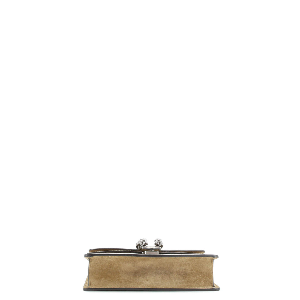 Dionysus Bag GG Coated Canvas with Crystal Embellished Metal Small