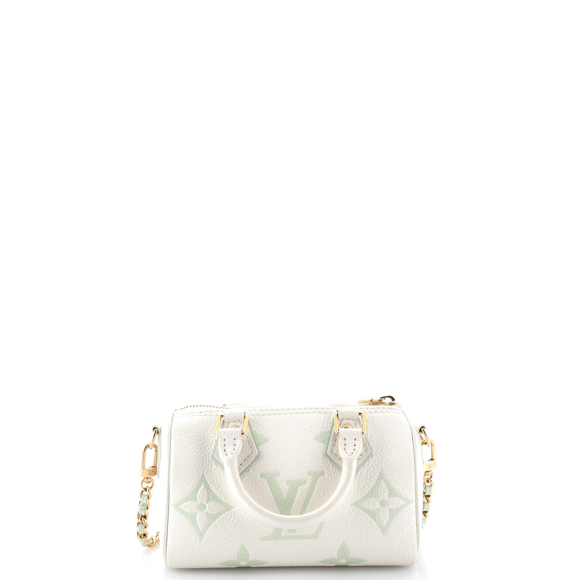 Chain Speedy Bandouliere NM Bag Bicolor Monogram Empreinte Giant Nano
