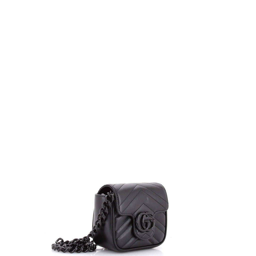 GG Marmont Flap Belt Bag Matelasse Leather Mini