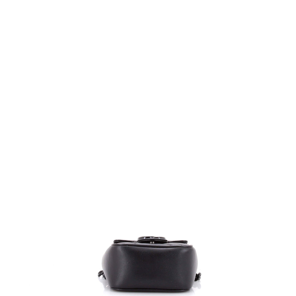 GG Marmont Flap Belt Bag Matelasse Leather Mini