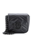 GG Marmont Flap Belt Bag Matelasse Leather Mini