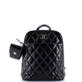 My Pocket Backpack Quilted Shiny Calfskin
