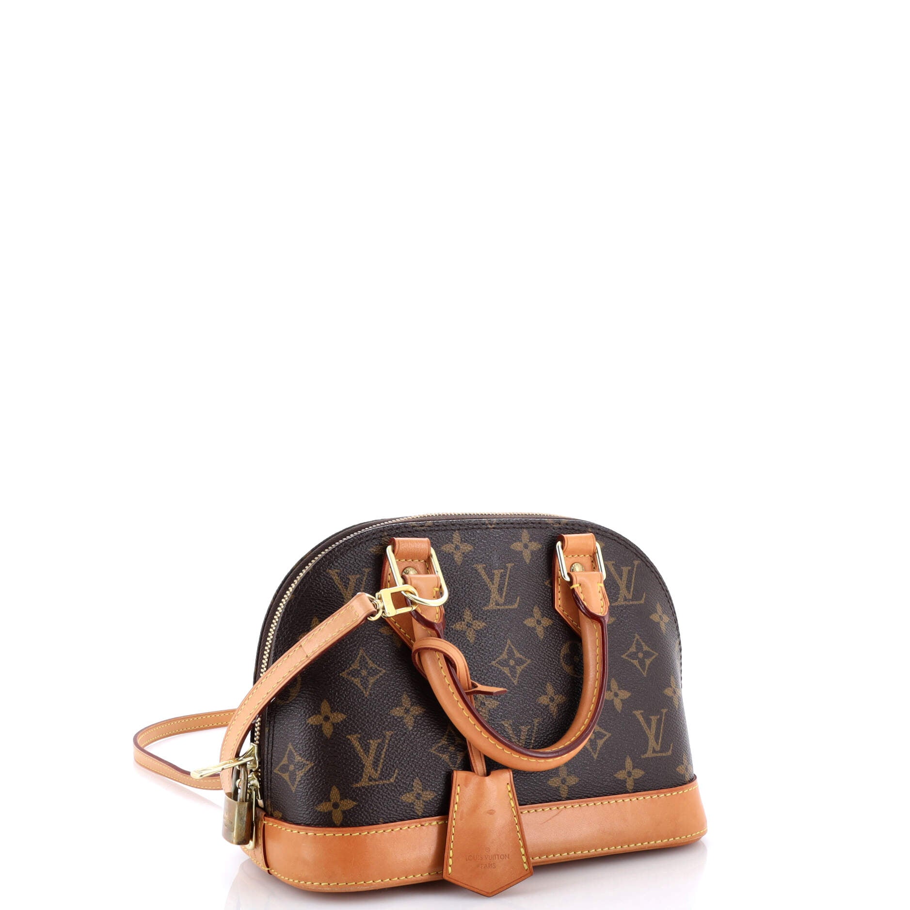 Alma Handbag Monogram Canvas BB