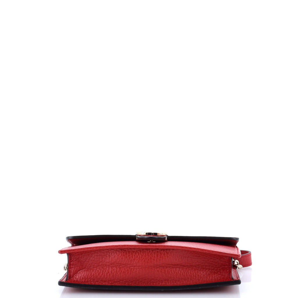 Interlocking Wallet on Chain Leather