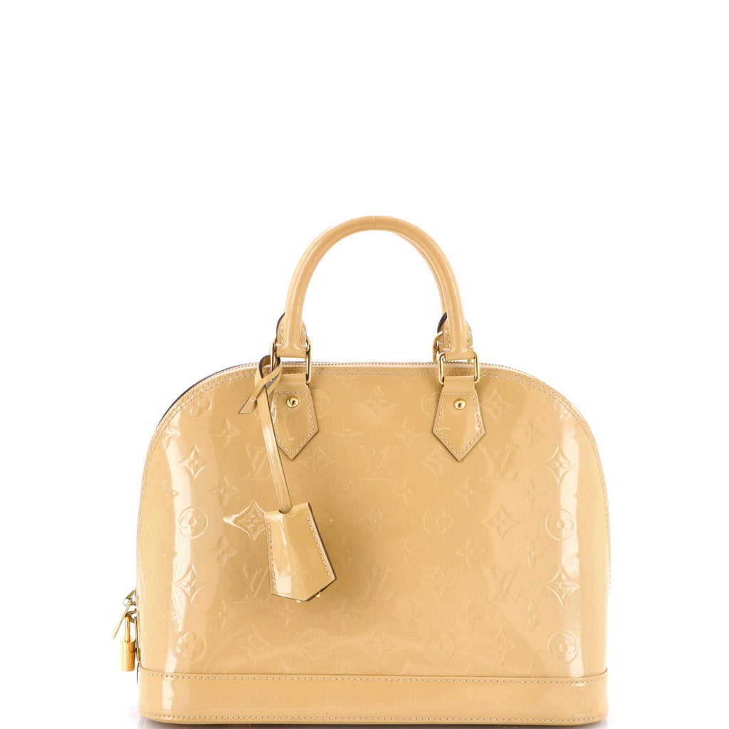 Alma Handbag Monogram Vernis PM