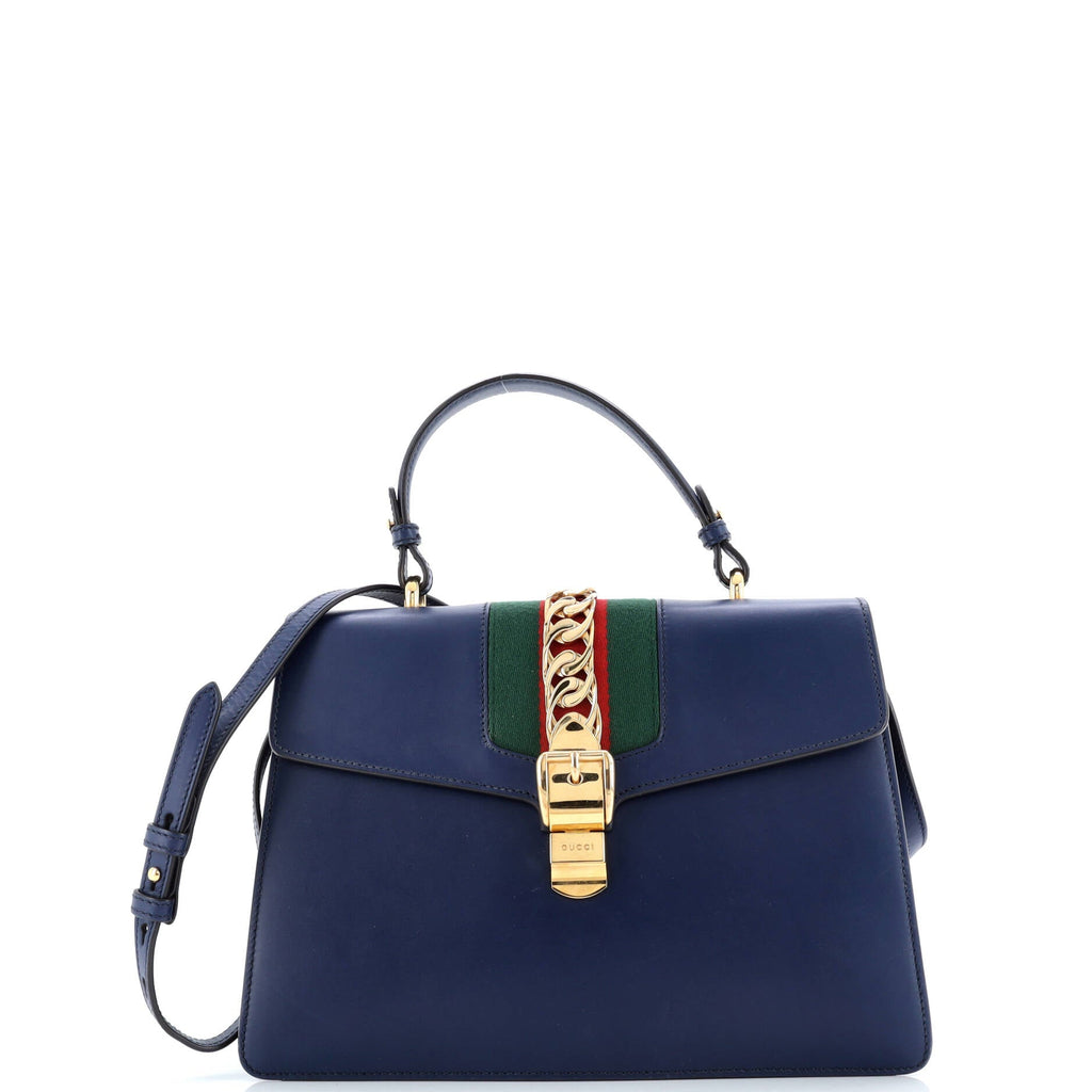Sylvie Top Handle Bag Leather Medium