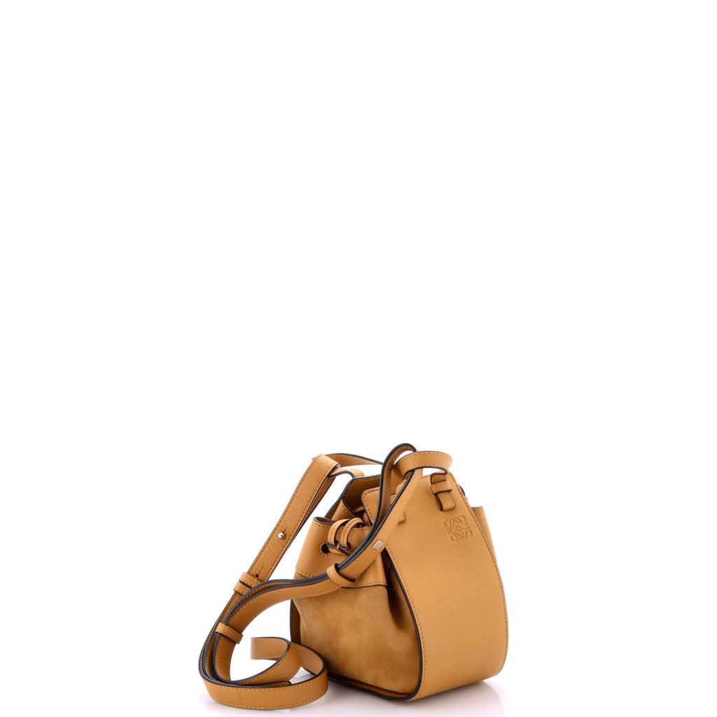 Hammock Bag Leather and Suede Mini