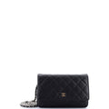 Wallet on Chain Quilted Caviar