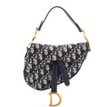 Saddle Handbag Oblique Canvas Mini