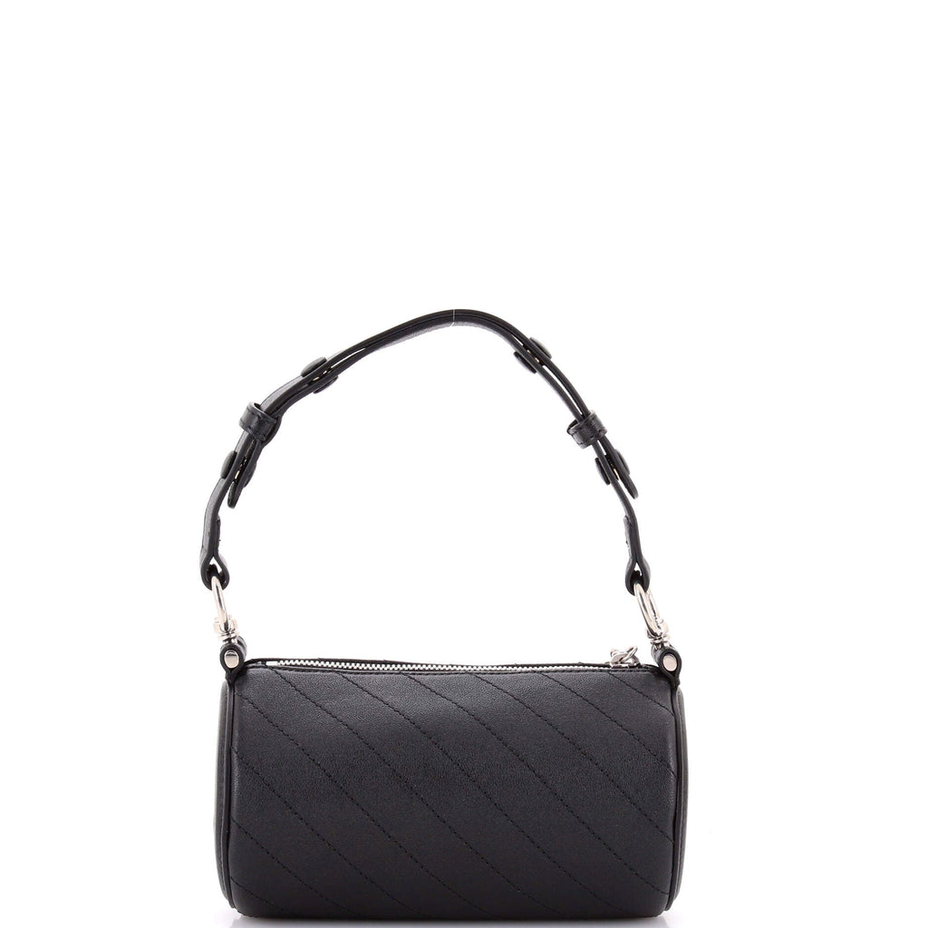 Blondie Shoulder Bag Diagonal Quilted Leather Mini