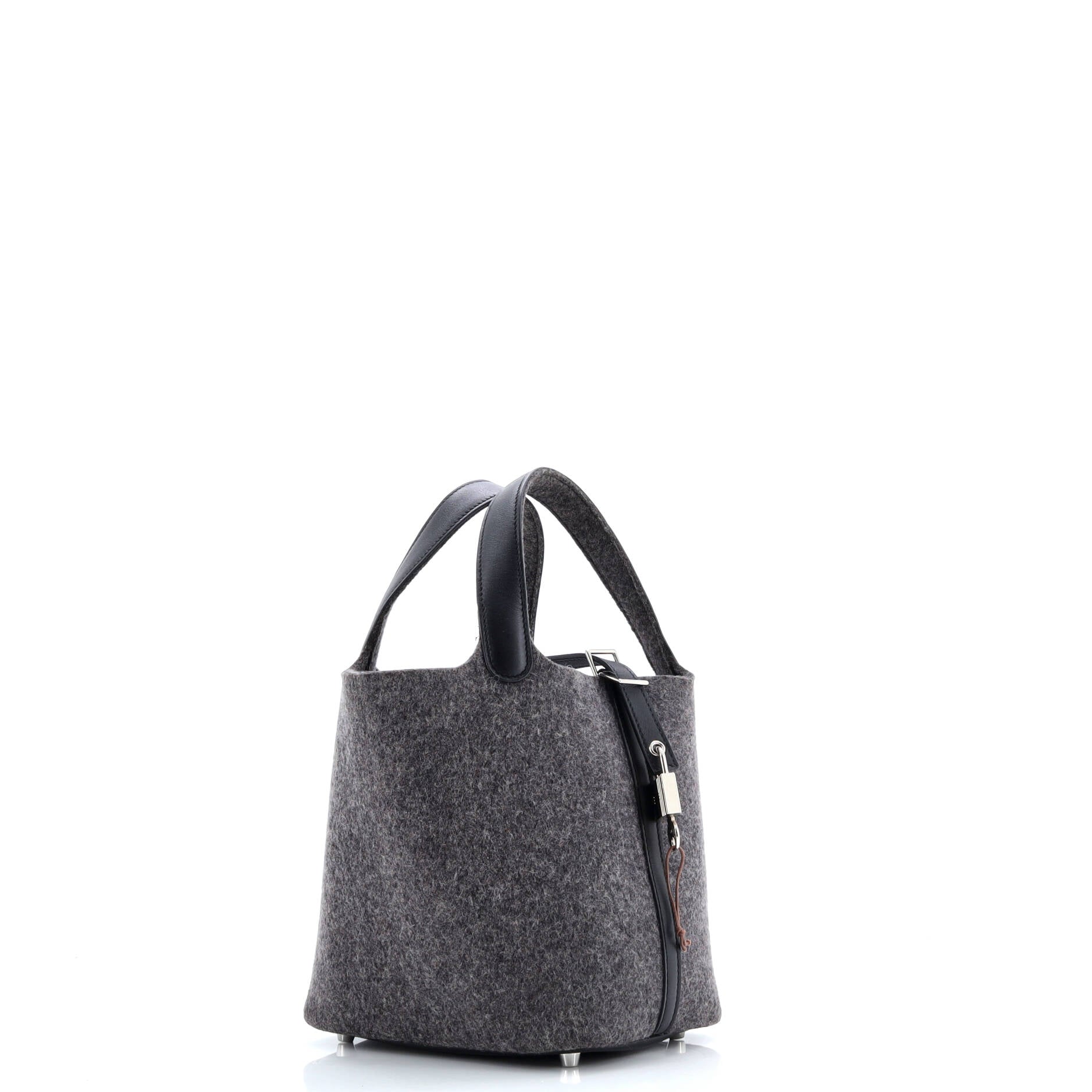 Picotin Lock Bag Felt with Leather PM