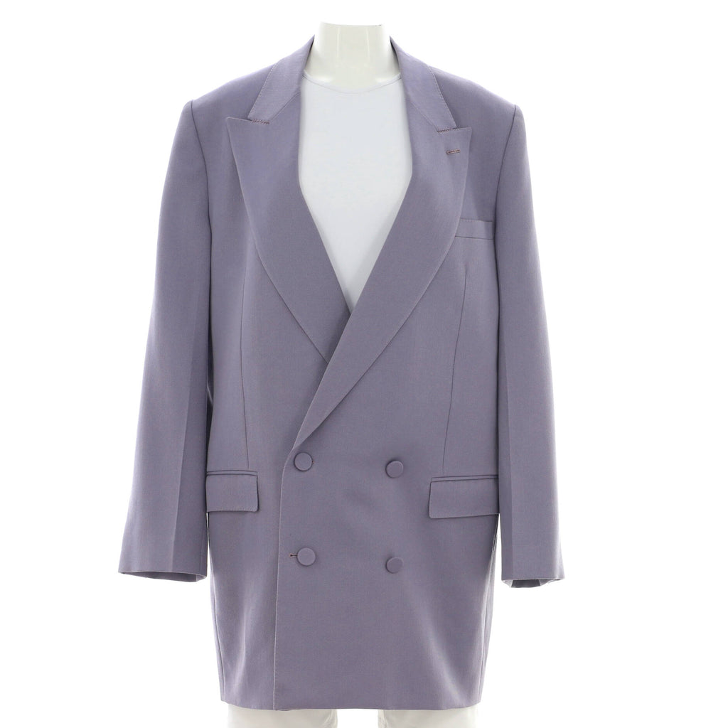 Men's Double Breasted Blazer Wool