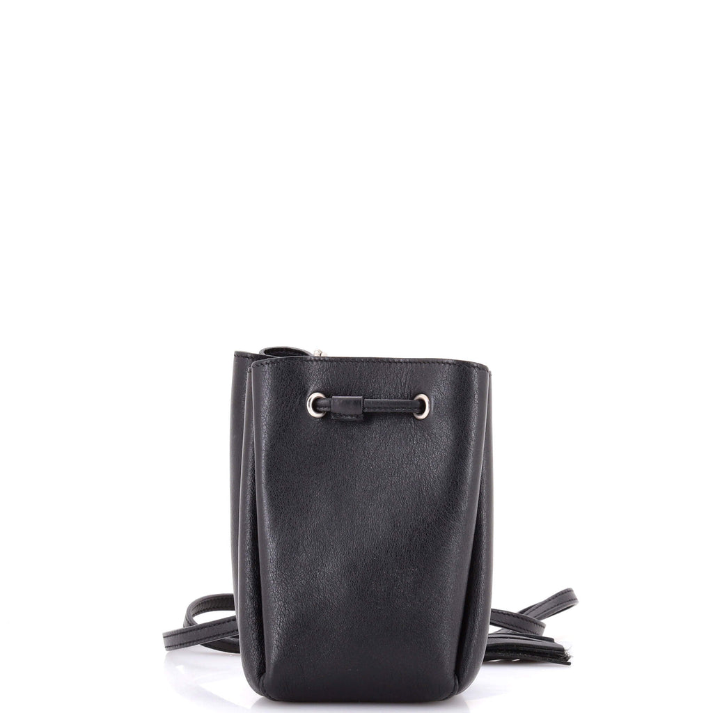 Monogram Bourse Bucket Bag Embellished Leather Mini