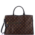Popincourt NM Handbag Monogram Canvas with Leather MM