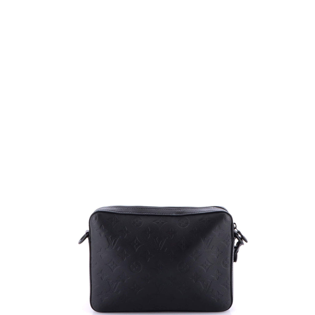 Trio Messenger Bag Monogram Shadow Leather