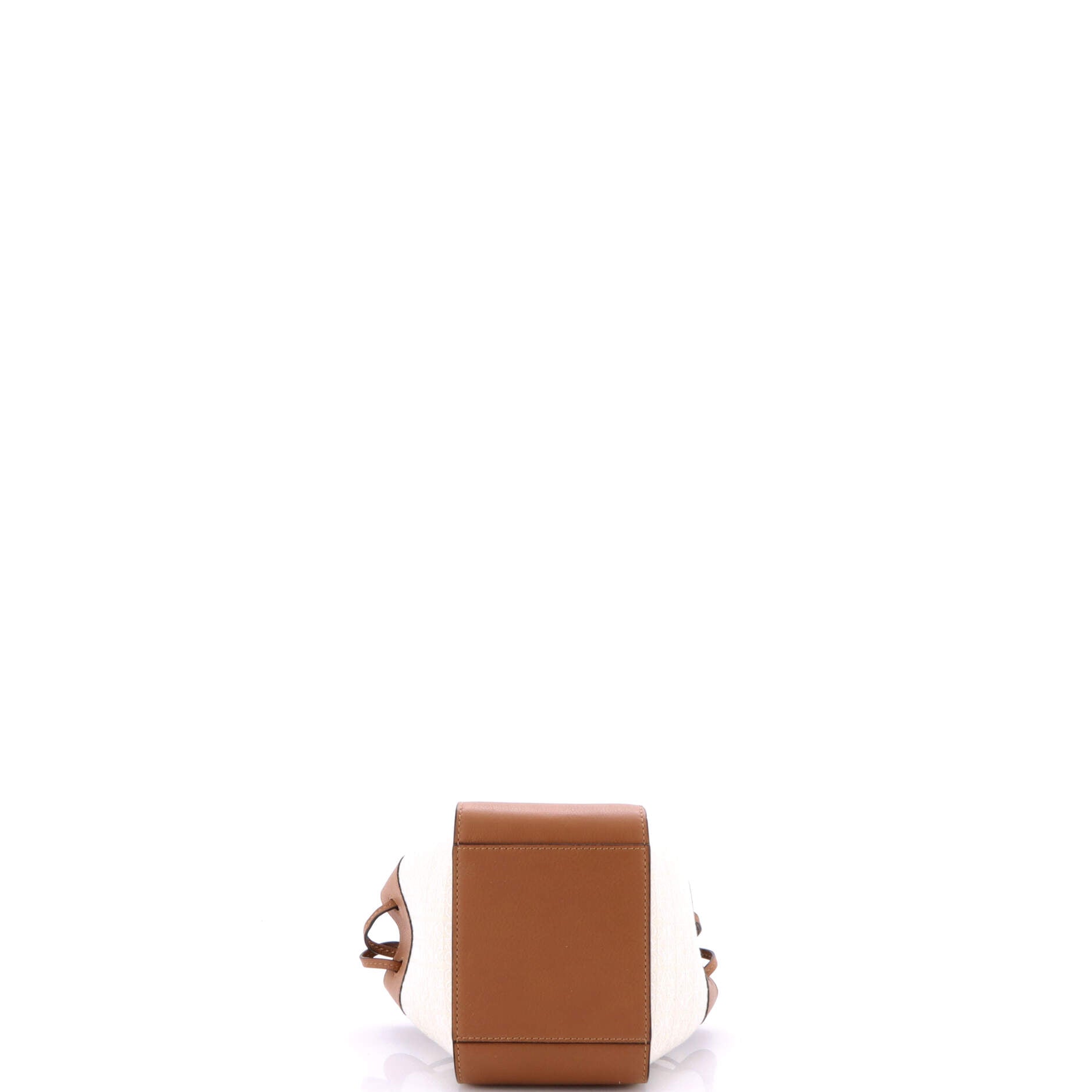 Hammock Bag Leather and Anagram Jacquard Mini