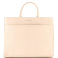 Logo Convertible Tote Embroidered Leather Medium