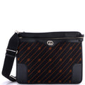 Interlocking G Messenger Bag GG Jacquard with Leather
