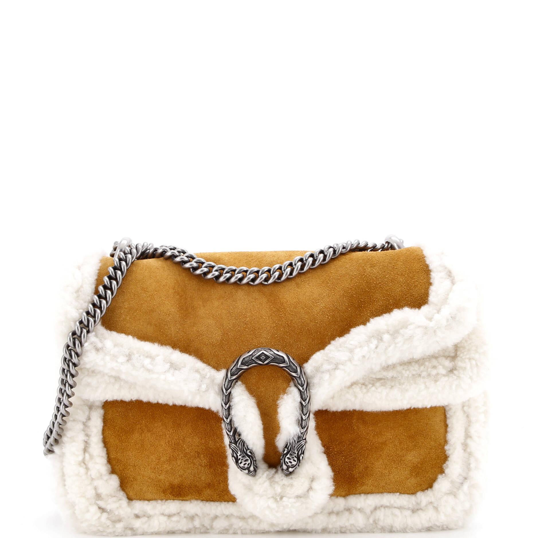 Dionysus Bag Suede with Shearling Medium