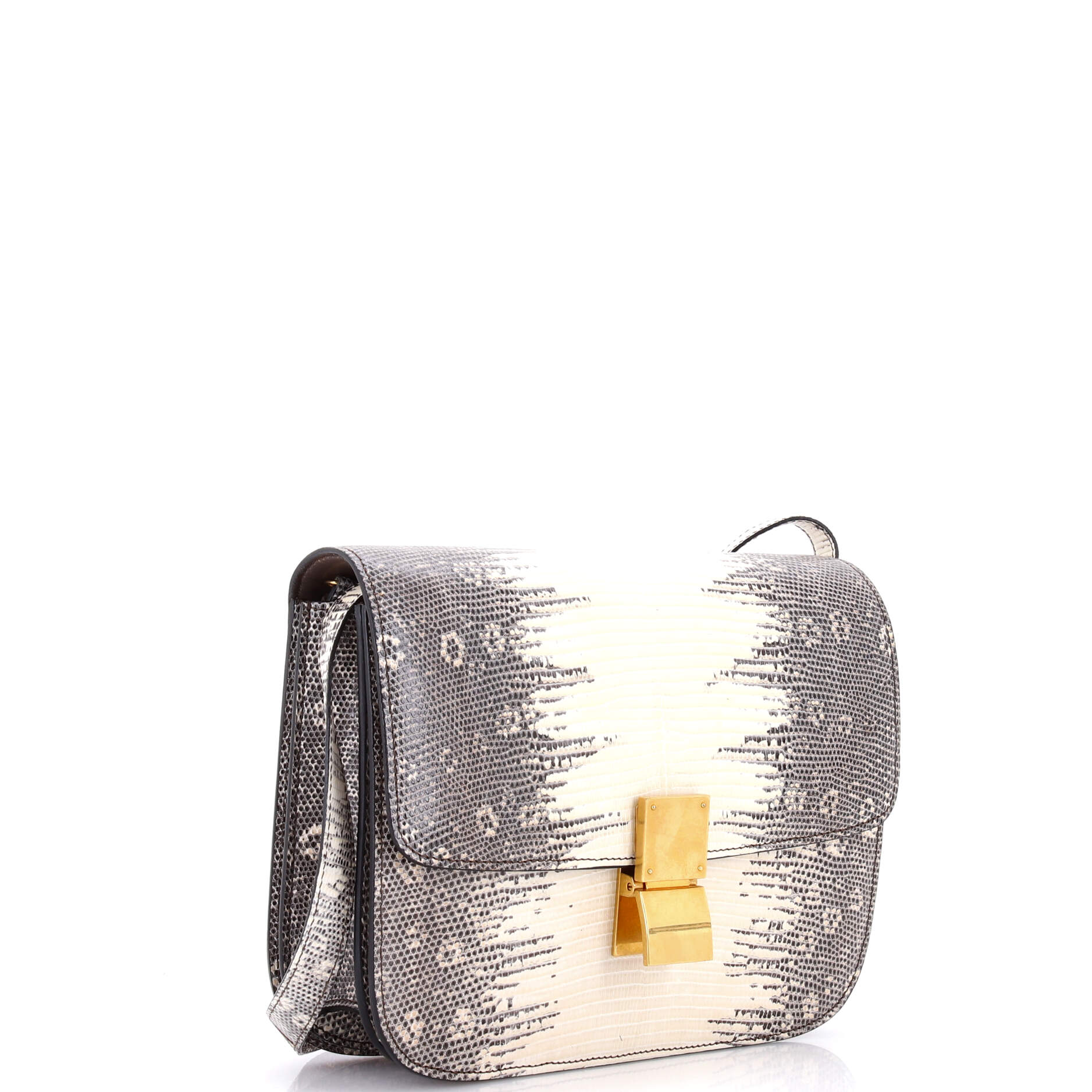 Classic Box Bag Lizard Medium