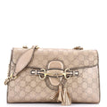Emily Chain Flap Bag Guccissima Leather Medium