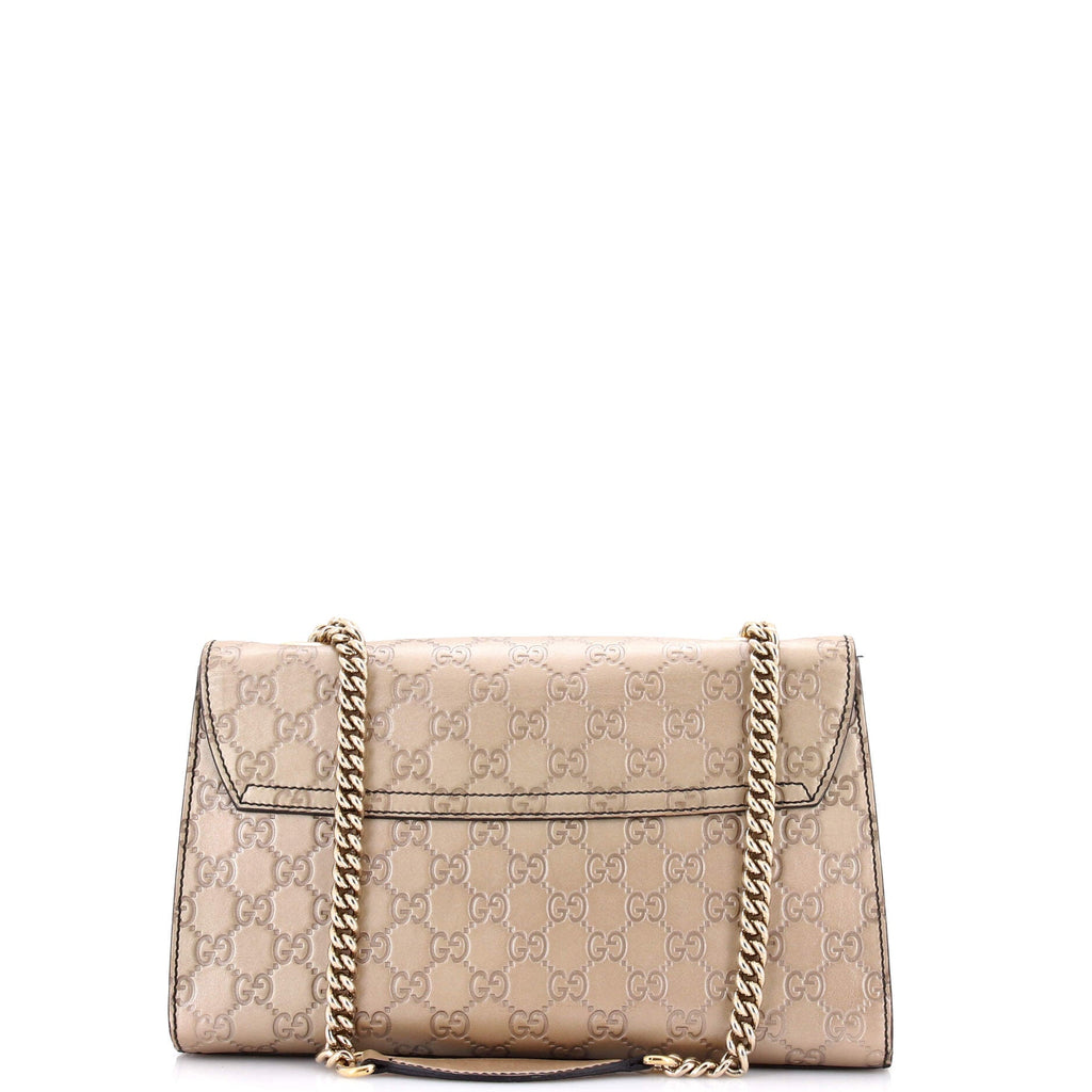 Emily Chain Flap Bag Guccissima Leather Medium