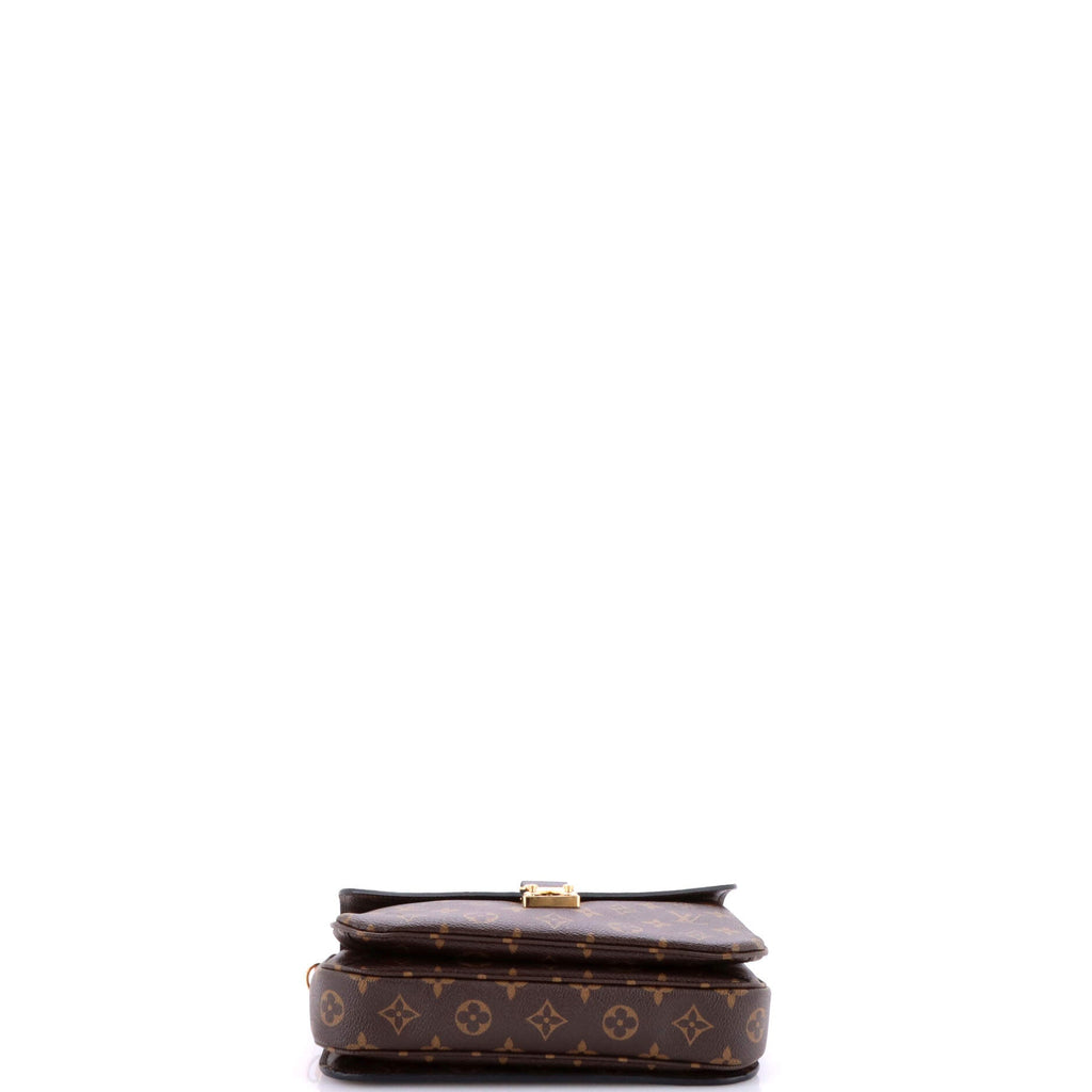 Braided Handle Pochette Metis Monogram Canvas with Leather