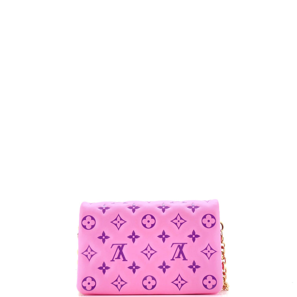 Coussin Pochette Monogram Embossed Lambskin