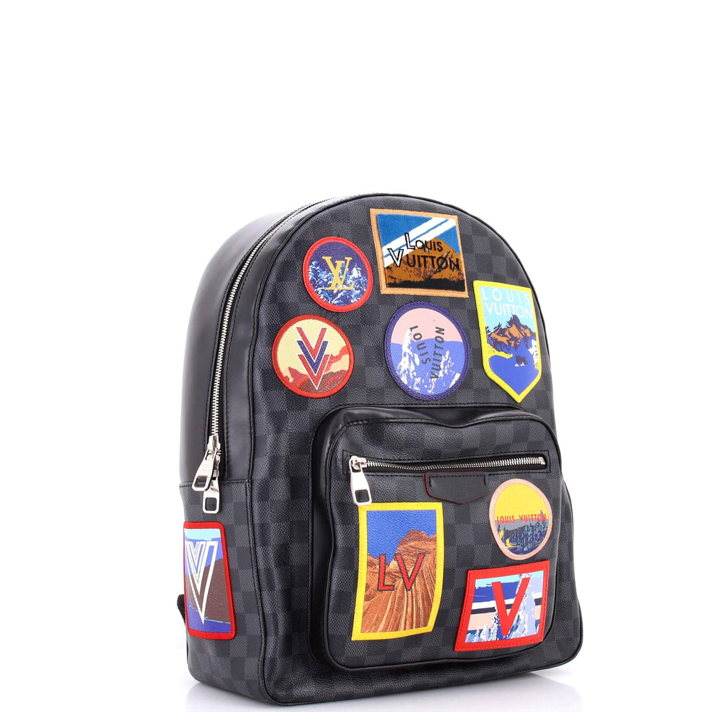 Josh Backpack Alps Patches Damier Graphite