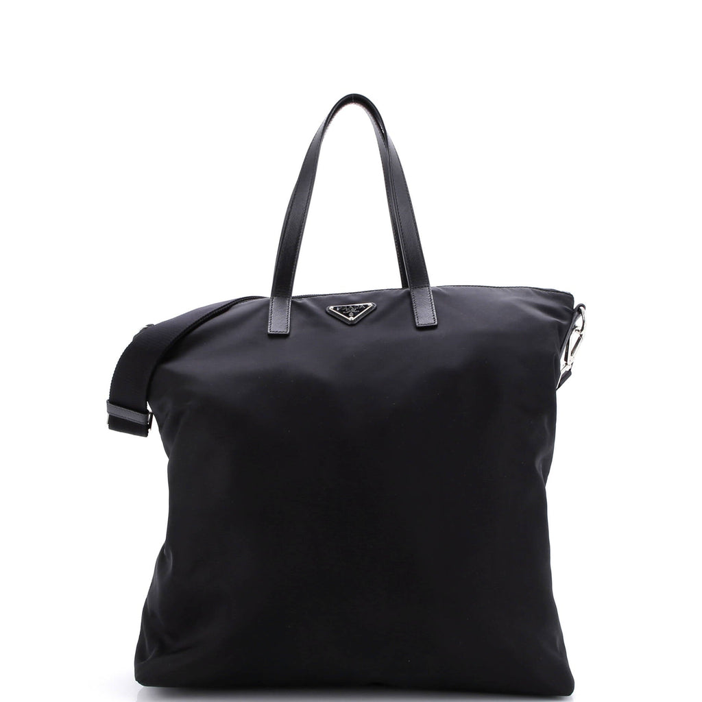 Vela Zip Top Convertible Tote Tessuto Large