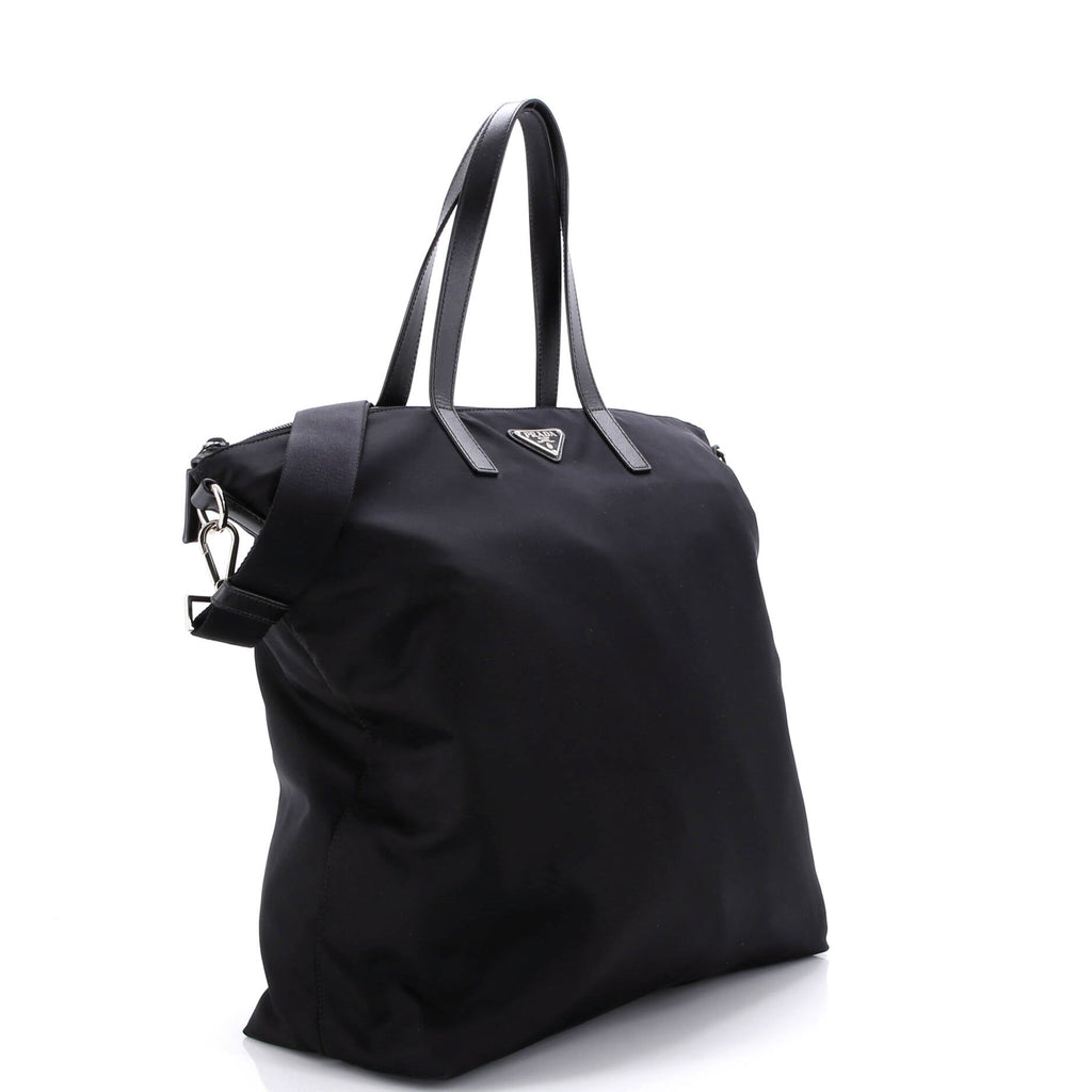 Vela Zip Top Convertible Tote Tessuto Large