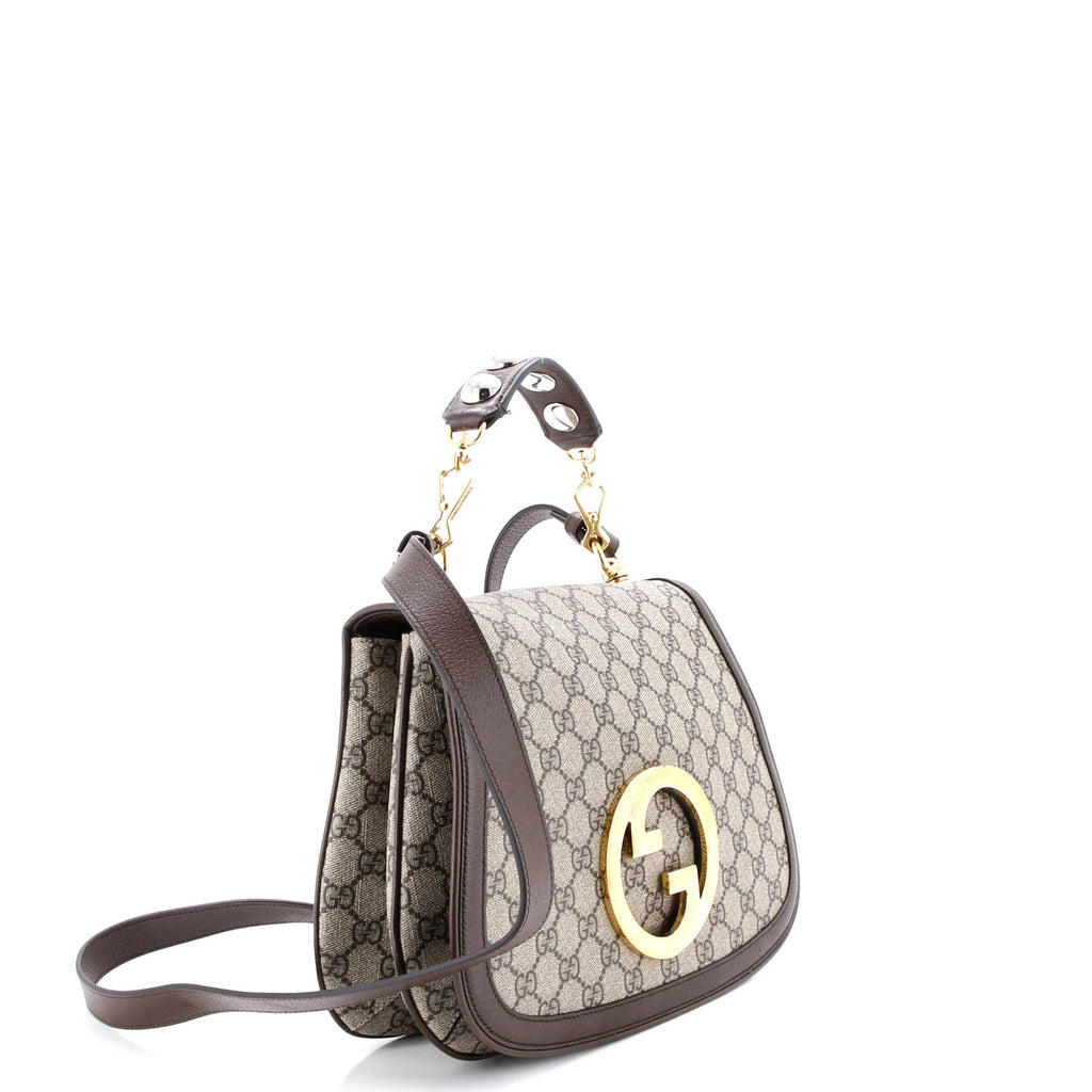 Blondie NM Top Handle Bag GG Coated Canvas Medium