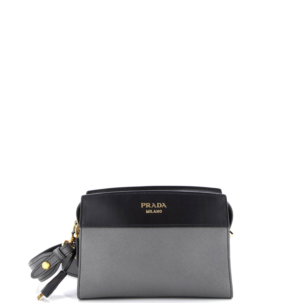 Esplanade Crossbody Bag Saffiano with City Calf Small