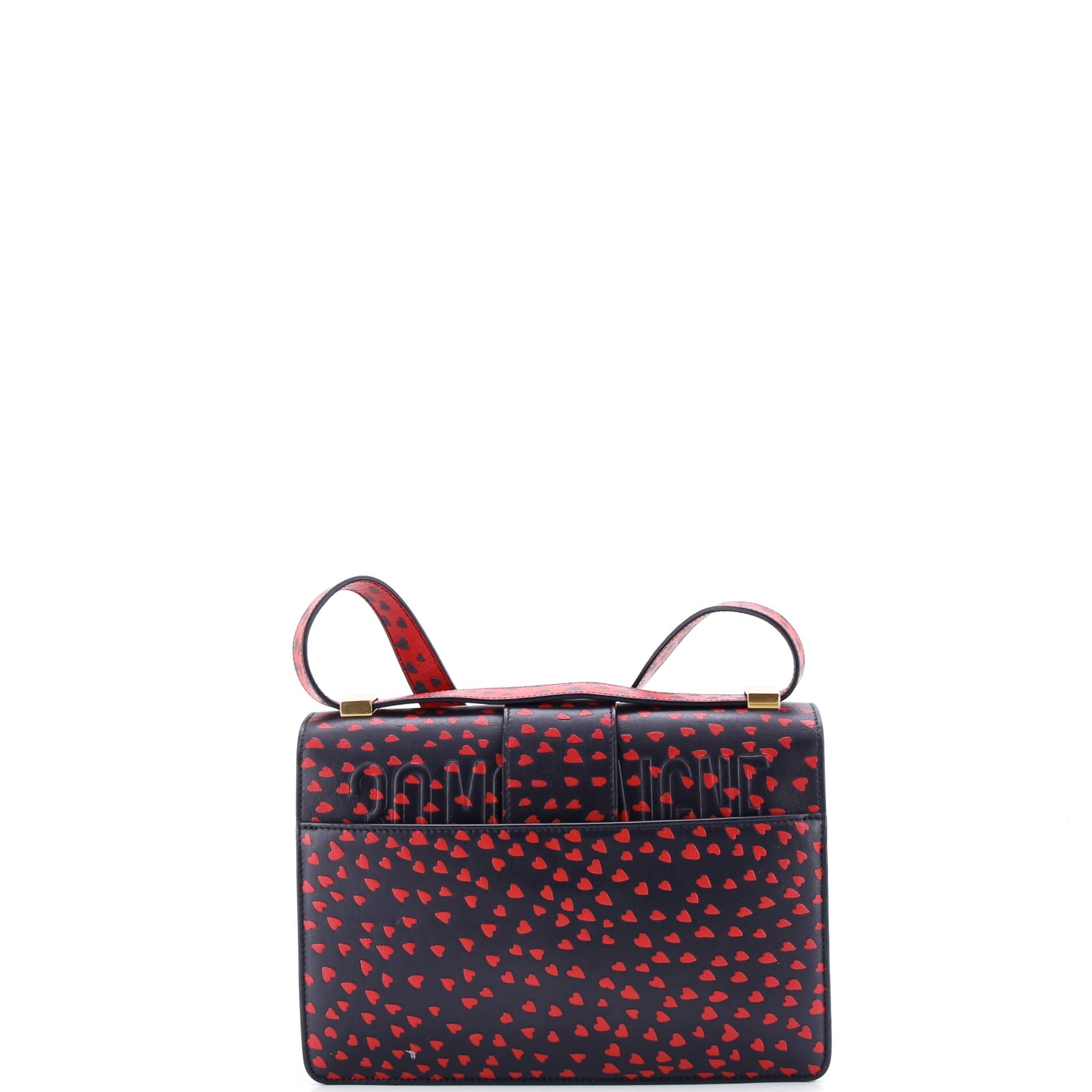 30 Montaigne Flap Bag Printed Leather