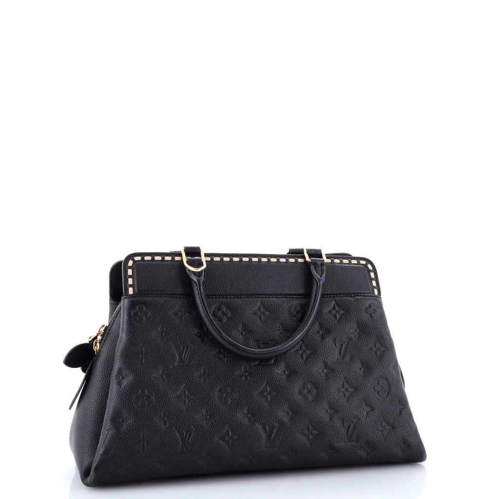 Vosges Handbag Whipstitch Monogram Empreinte Leather MM