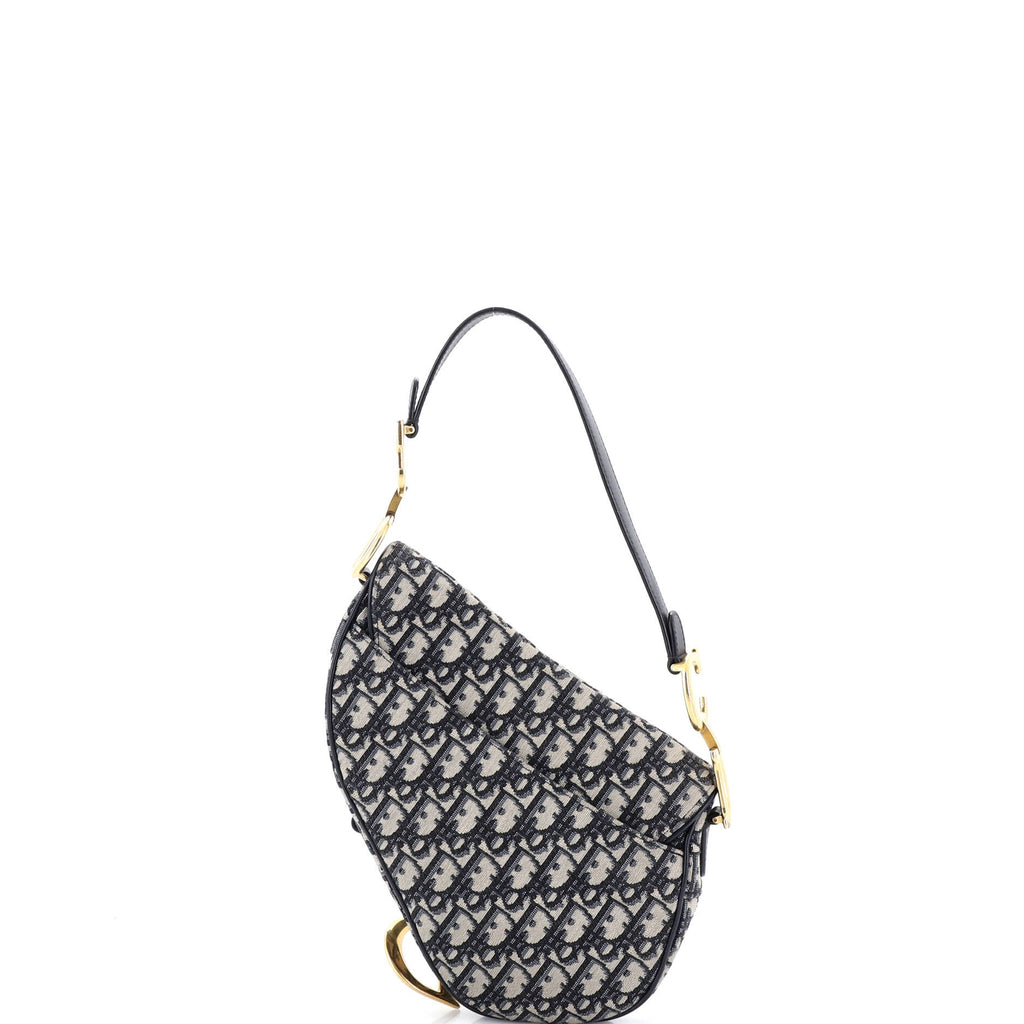 Saddle Handbag Oblique Canvas Medium