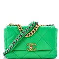 19 Flap Bag Quilted Leather Medium