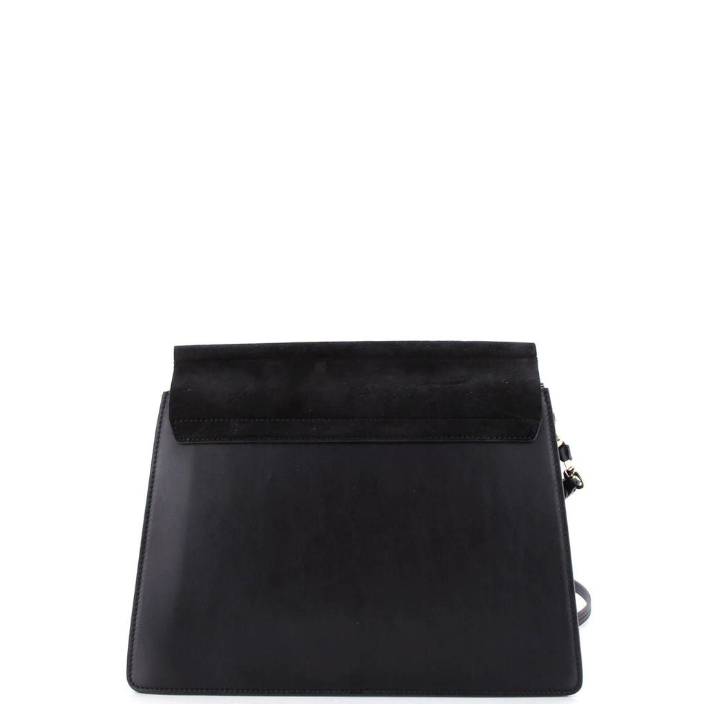 Faye Shoulder Bag Leather and Suede Medium