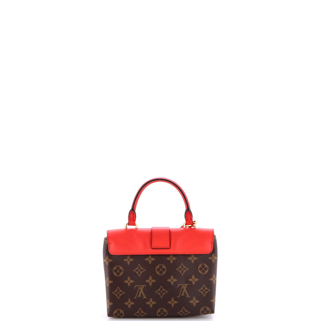 Locky Handbag Monogram Canvas with Leather BB