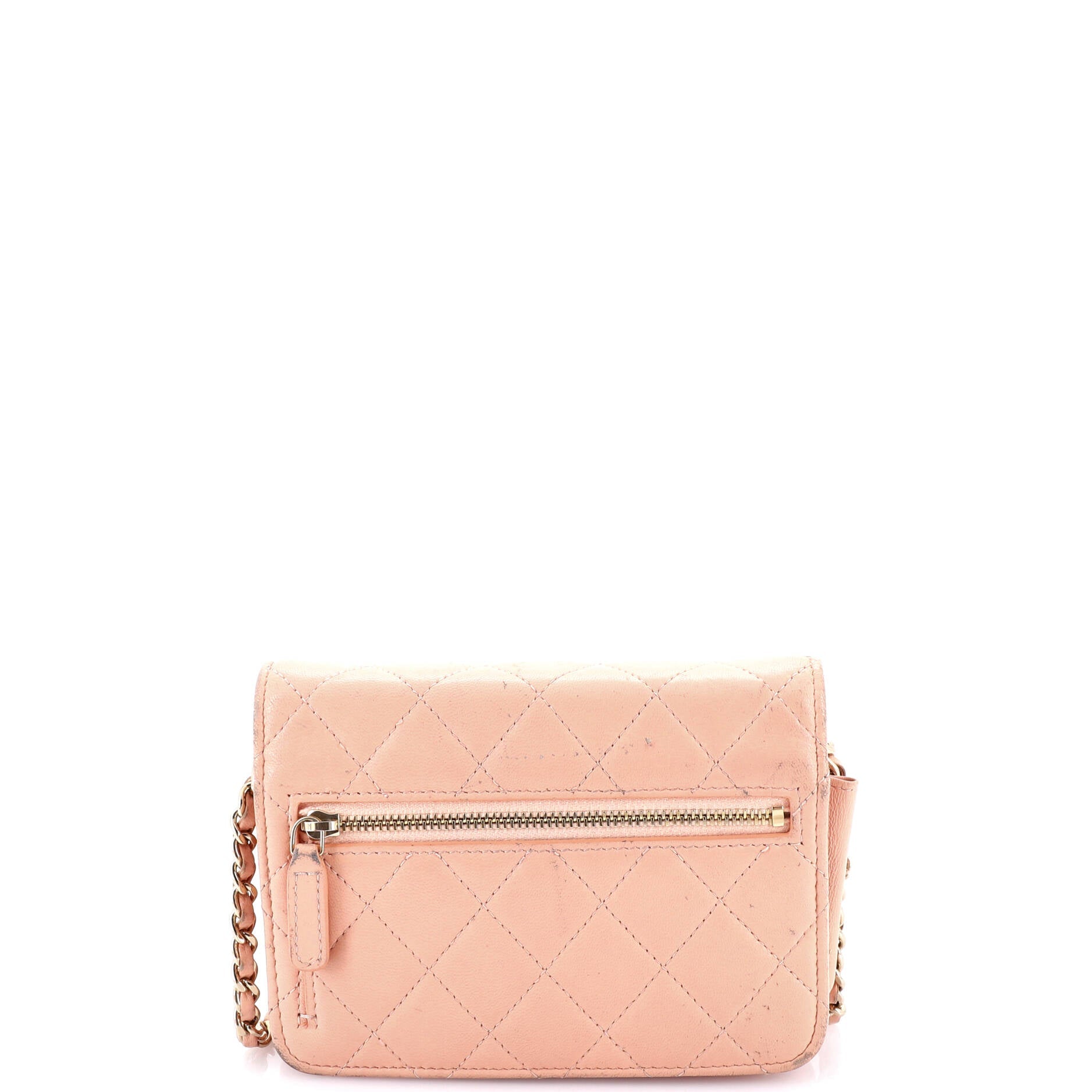 Wallet on Chain Quilted Lambskin Mini