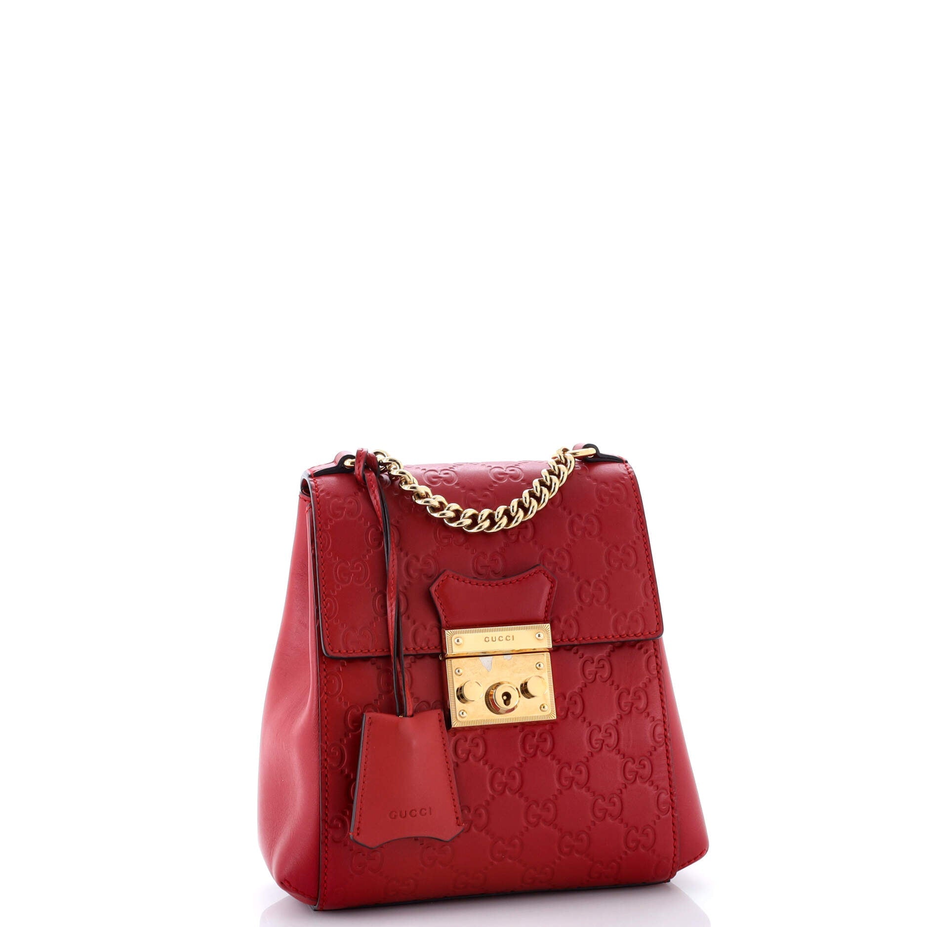 Padlock Backpack Guccissima Leather Mini