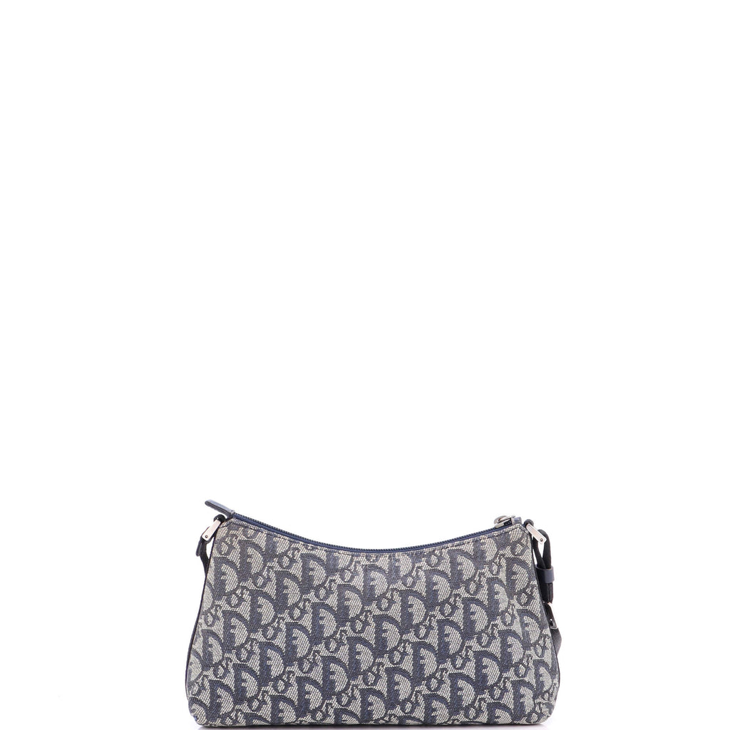 Vintage Trotter Pochette Shoulder Bag Diorissimo Canvas Small