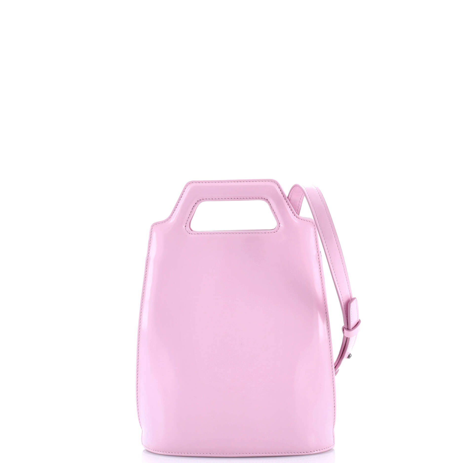 Wanda Top Handle Shoulder Bag Leather Mini