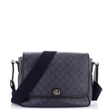 Ophidia Flap Messenger Bag GG Coated Canvas Medium