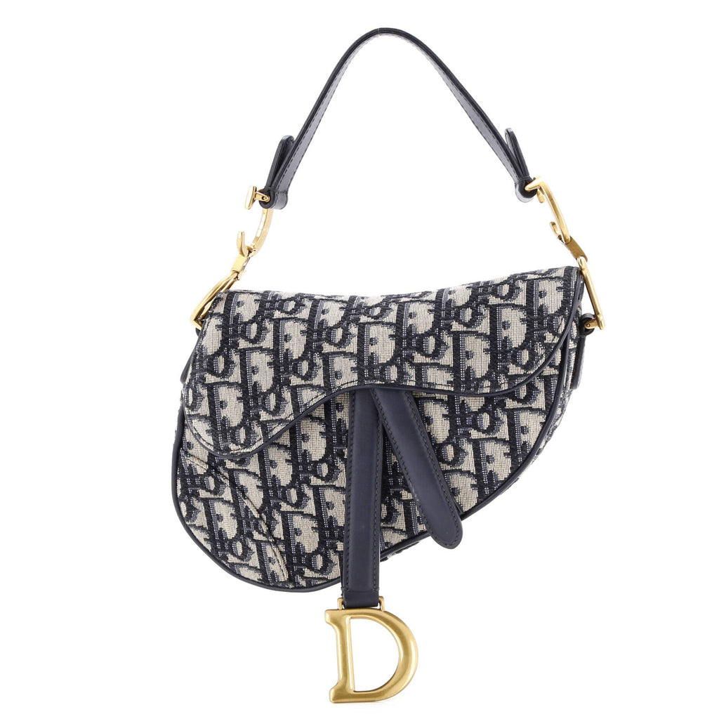 Saddle Handbag Oblique Canvas Mini