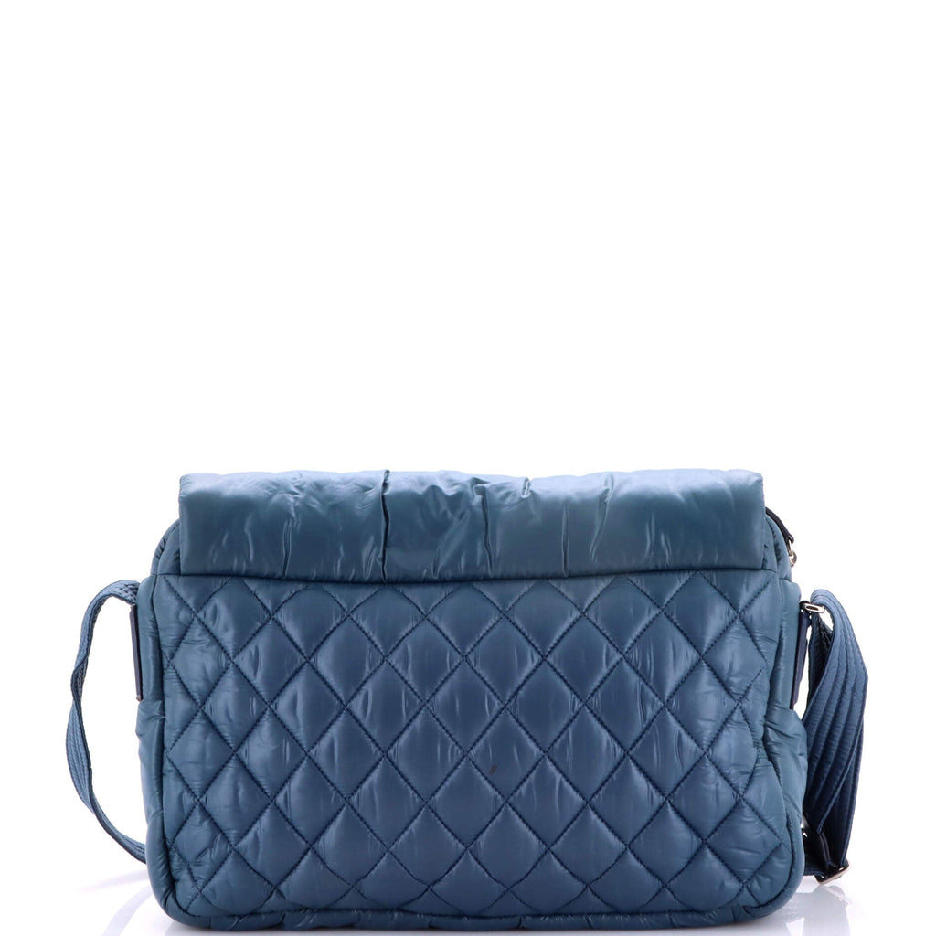 Coco Cocoon Messenger Bag Quilted Nylon Large