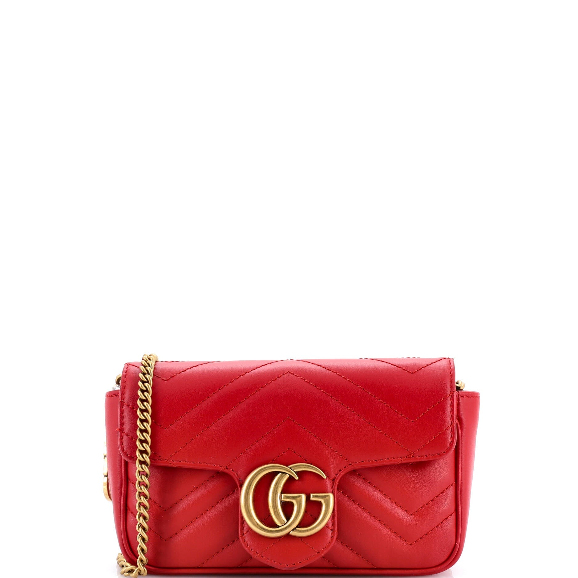 GG Marmont Flap Bag Matelasse Leather Super Mini
